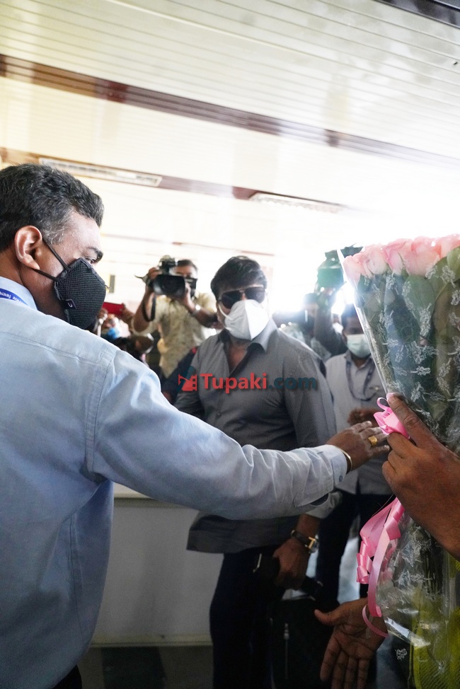 Tollywood Actors at Begumpet Airport